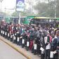 Kenyans queuing to register for Huduma Namba