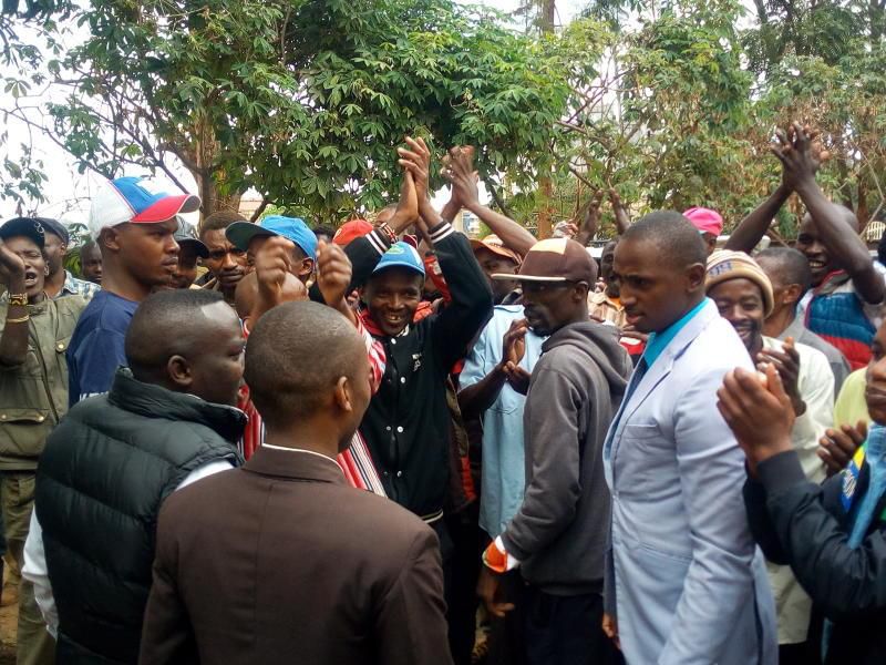 Supporters of MPs Ndindi Nyoro and Maina Kamanda clashed at a press conference