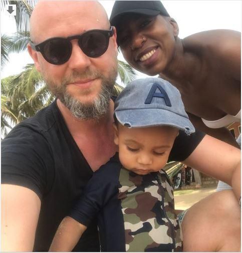 Annabel Onyango with her Hubby Marek