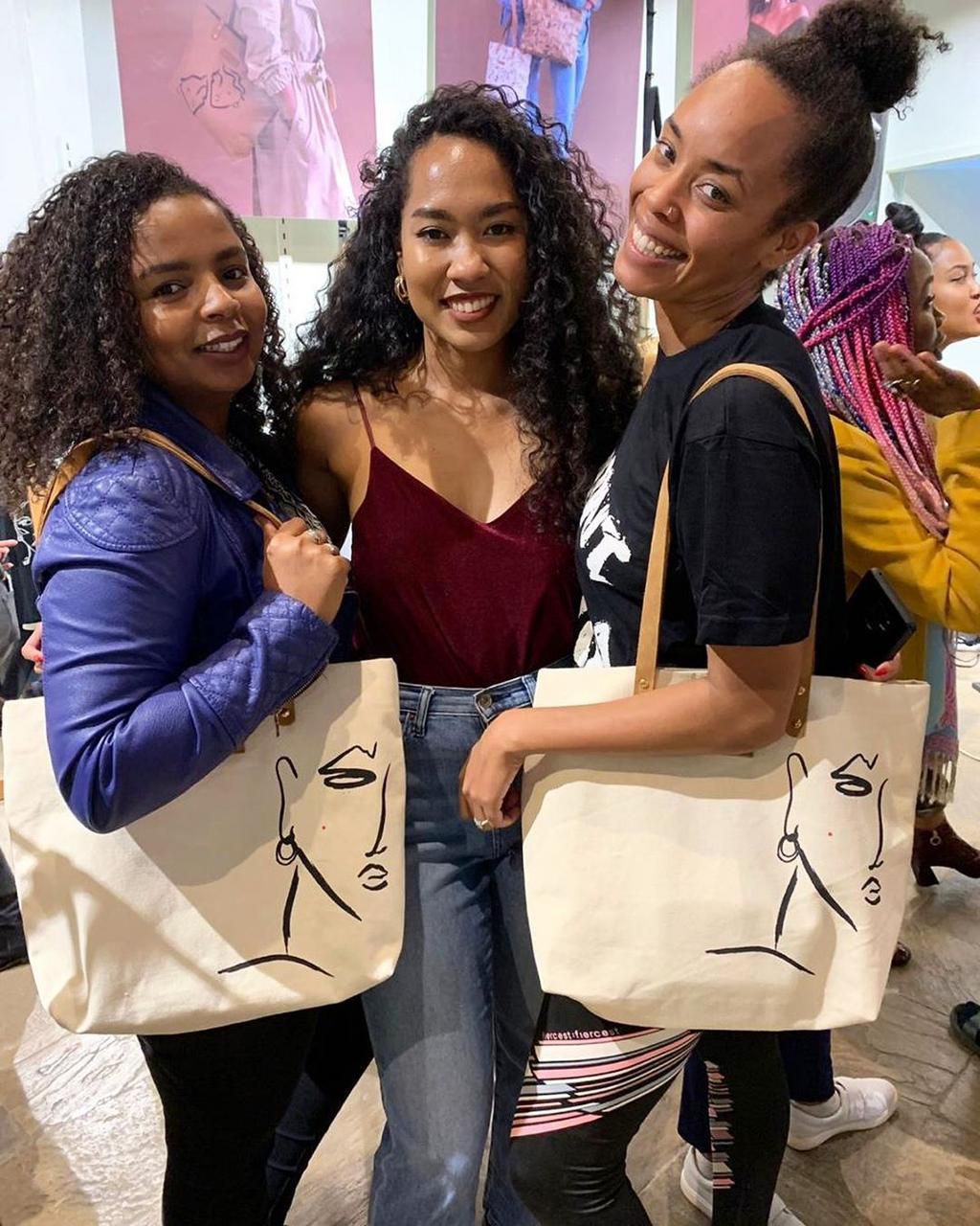 Yvonne with Chiki and a guest at Endo² X Sandstorm launch  (Instagram)