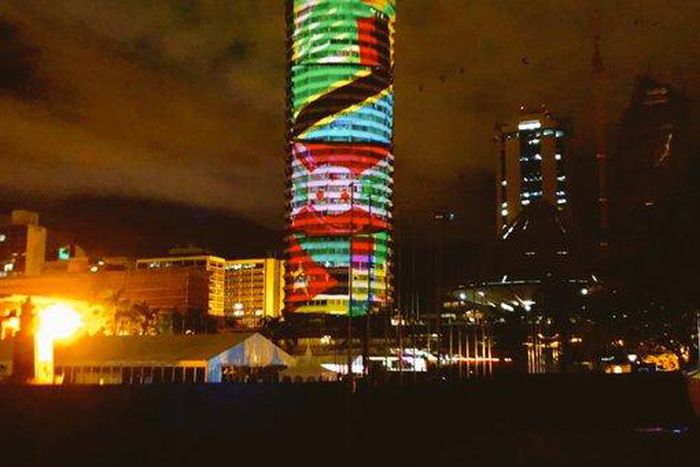 The view at KICC on Monday night