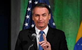 Brazil's President Jair Bolsonaro is appealing for broad US investment after opening up a base to commercial satellites