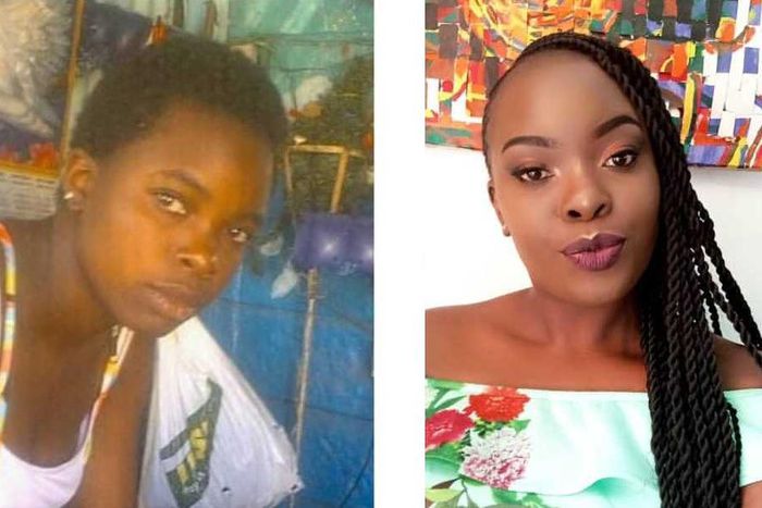 Yvette before and after (Instagram)