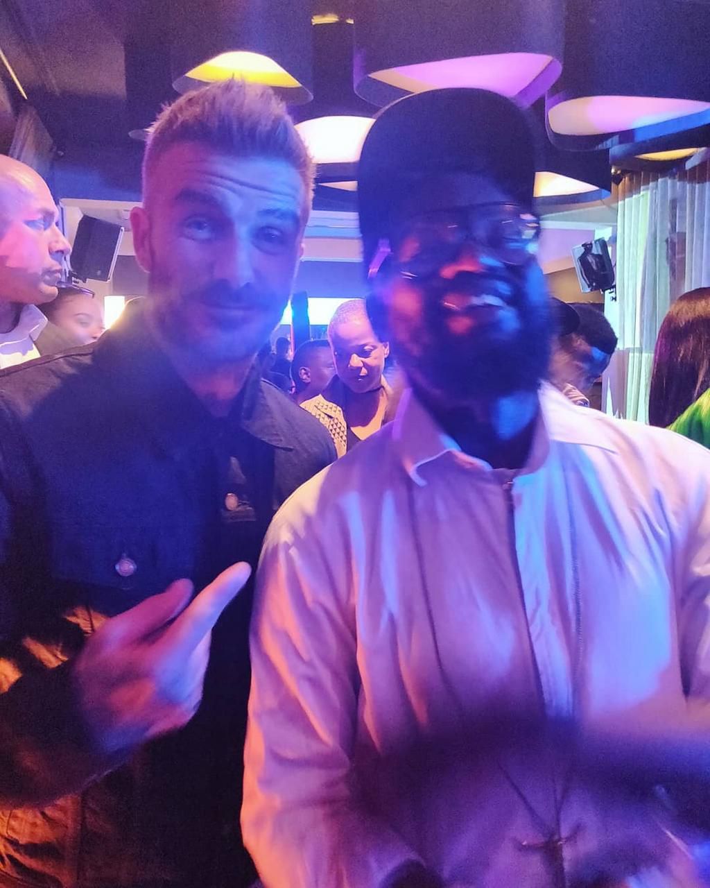 Blinky Bill with David Beckham