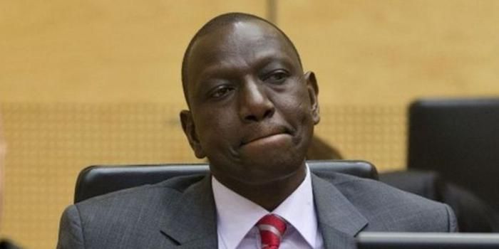 File image of DP Ruto at the ICC trial chambers