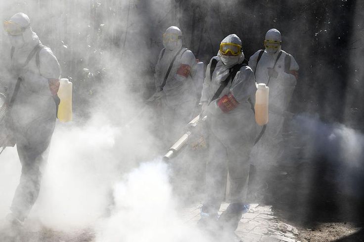File image of a fumigation process. City Hall to conduct air fumigation over Coronavirus - Nairobi Public Health director Wilson Lang'at