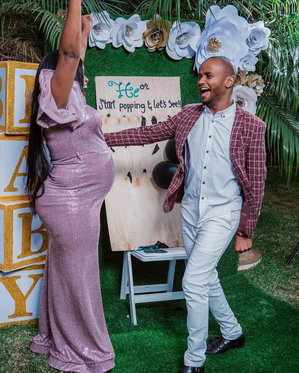 How Kabi and Milly wa Jesus gender reveal Party went down (Photos/videos)