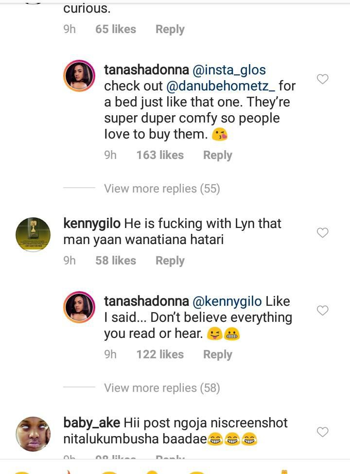 Reaction on Tanasha post