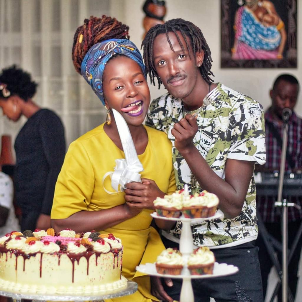 Ann Kansiime with her Boyfriend