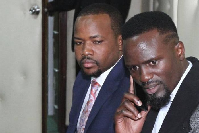 File image of McDonald Mariga with Lang'ata MP Nixon Korir