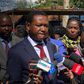 Governor Alfred Mutua at Kilimani Police Station