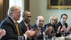 Trump Presses His Argument of a Border Crisis in California Visit