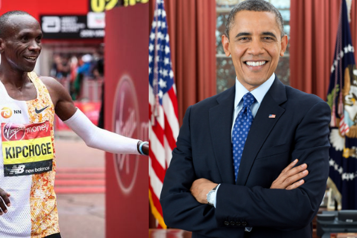 Barrack Obama's tweet on Eliud Kipchoge after breaking 2-hour marathon barrier