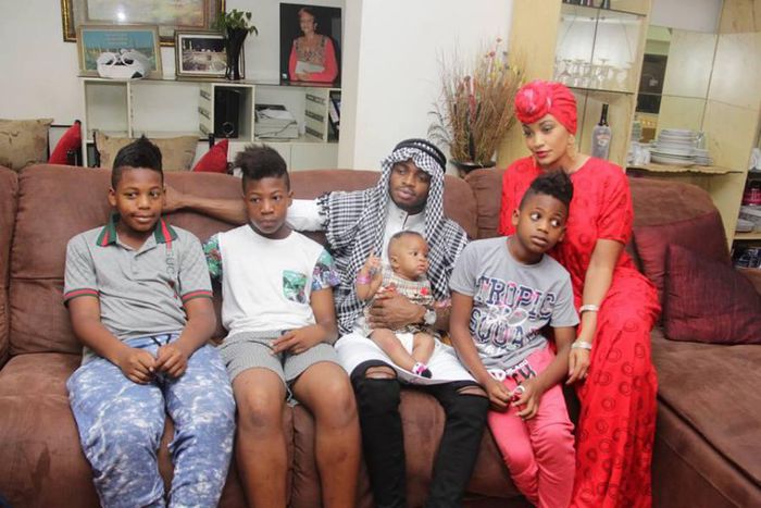 Diamond Platnumz Zari and Rapahel, Pinto, Tiffah and Quincy