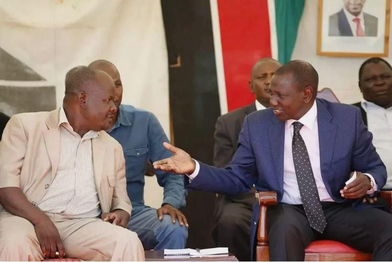 File image of Benjamin Washiali with DP Ruto