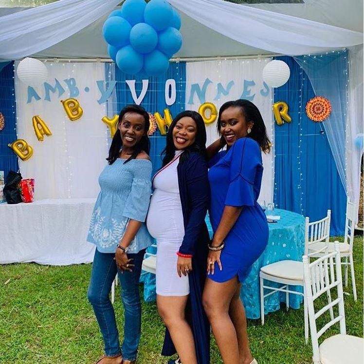 Amb. Yvonne Khamati treated to a surprise baby shower