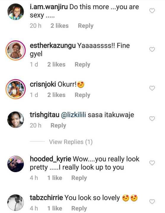 Reactions to Fena Gitu's bikini pics (Instagram)