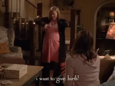Give birth gif (Giphy)