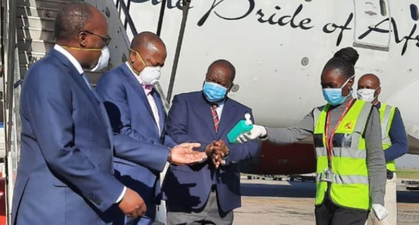 Interior CS Fred Matiang'i and Health CS Mutahi Kagwe