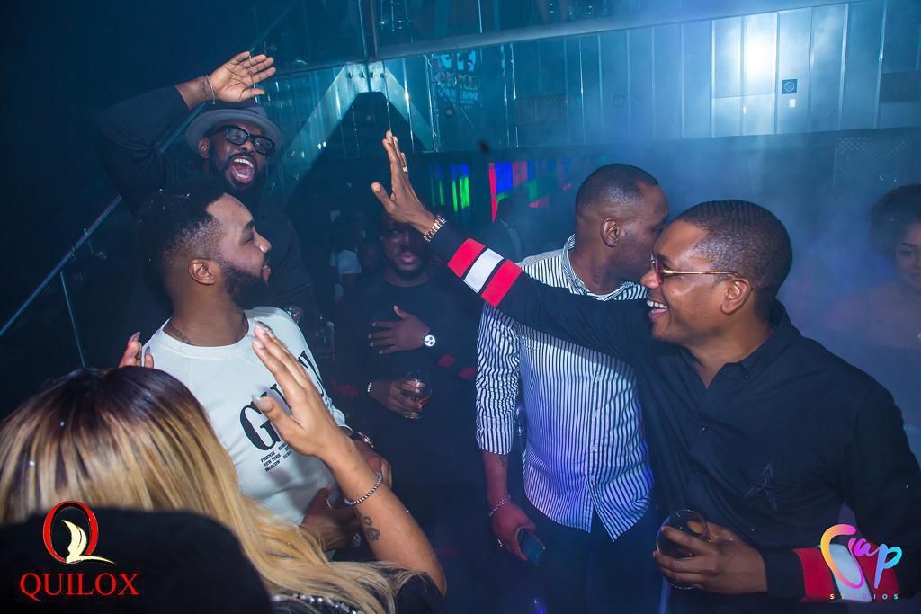 The king of night life's victory party