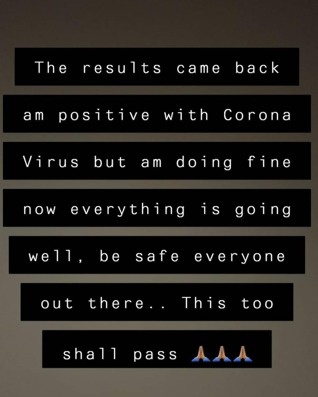 Diamond’s manager Sallam SK tests positive of Coronavirus