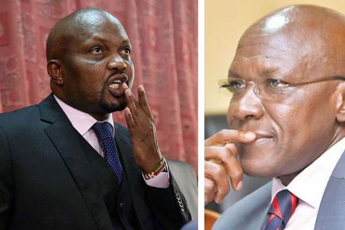 Stop listening to your Koinange street girlfriends – Moses Kuria clashes with Boni Khalwale on live TV