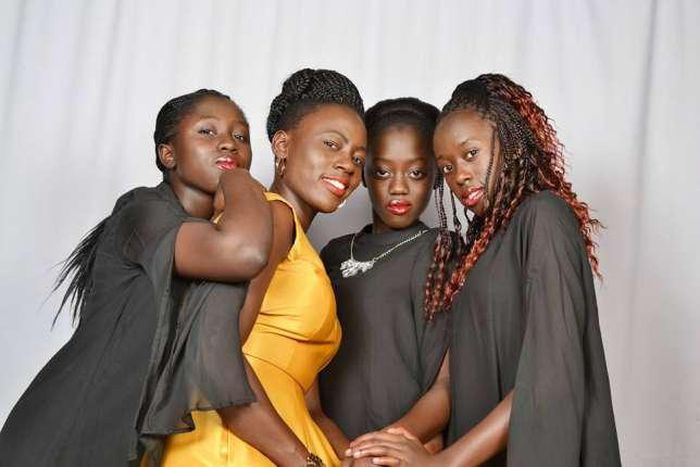 Singer Akothee with her Daughter's. Akothee's Daughter Rue Baby wins Best Model at DEAR Awards in Texas