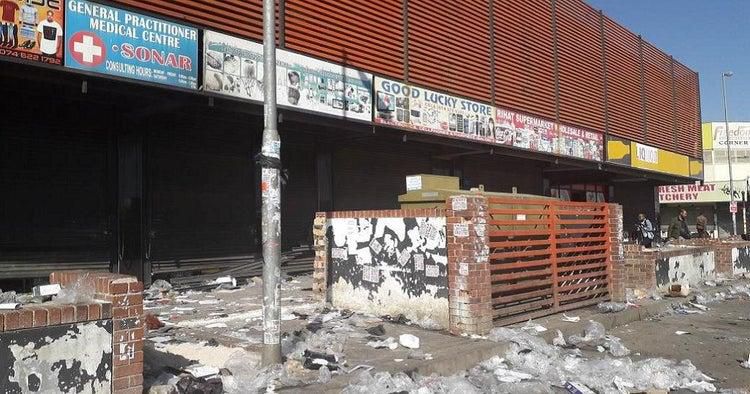 Shops owned by foreigners looted in South Africa