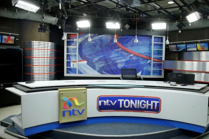 File image of an empty NTV studio