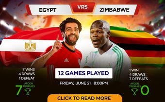Hosts Egypt face Zimbabwe in AFCON opener