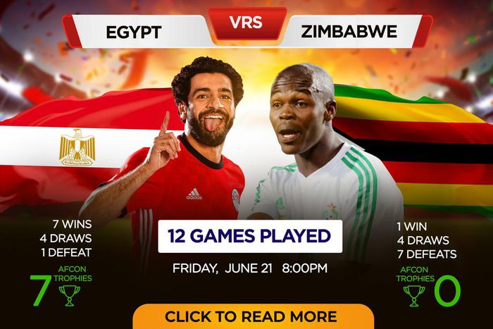 Hosts Egypt face Zimbabwe in AFCON opener