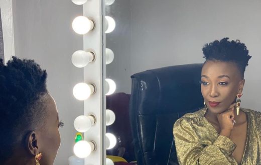 Singer Wahu Kagwe in mourning