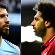 Mohamed Salah and Sergio Aguero face off this weekend.