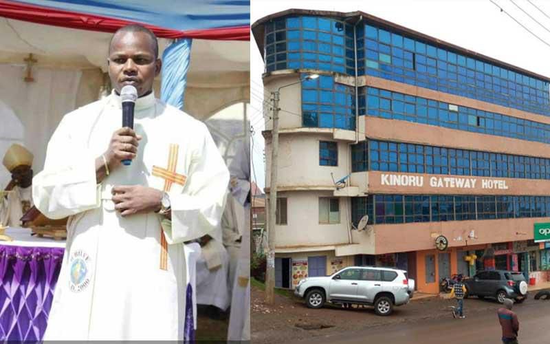 Slain Catholic priest Eutychus Murangiri.