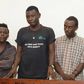 From left: Mnyika Maganga, Fredrick Gitari, Stephen Malenya and Mohamed Bwika at the Mombasa Court