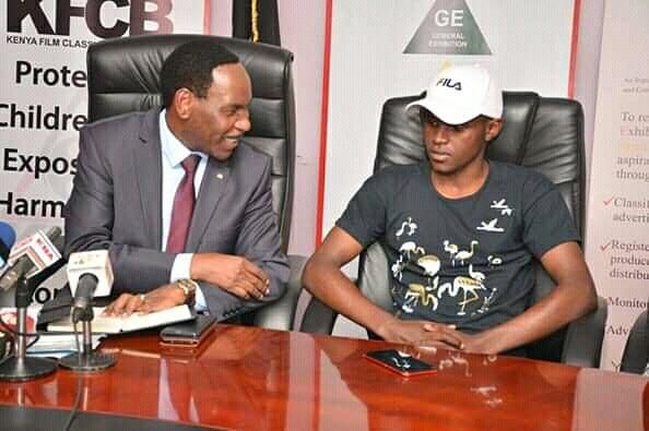 Takataka hitmaker Alvindo meets Ezekiel Mutua