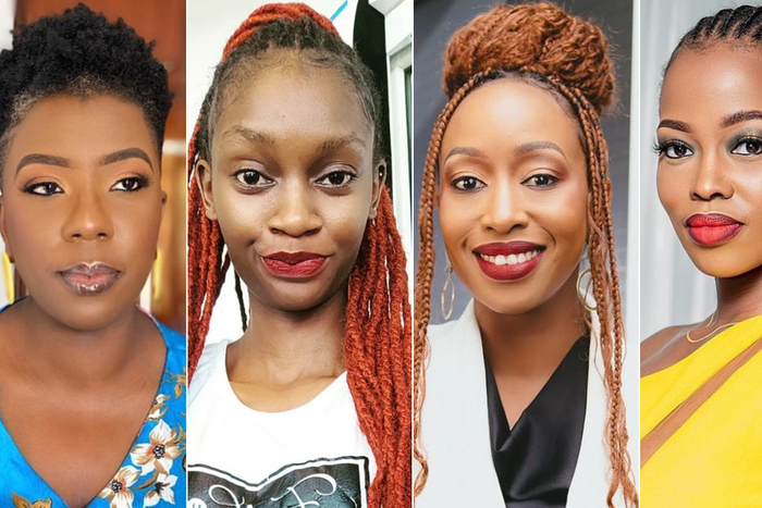 From left: Ciru Muriuki. Natalie Githinji, Janet Mbugua and Corazon Kwamboka