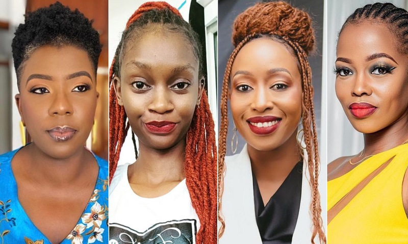From left: Ciru Muriuki. Natalie Githinji, Janet Mbugua and Corazon Kwamboka