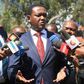 Governor Alfred Mutua at Kilimani Police Station