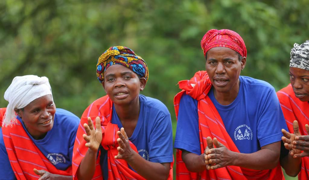 Some Women the Miss Uganda North America will visit