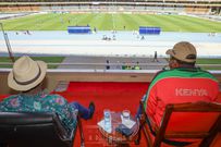 President Uhuru Kenyatta handover a brand new 51-seater Bus to AFC Leopards at State House (Photos)