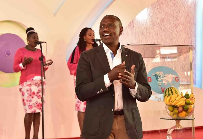DP Ruto at the Great Gospel Visioners Church on Sunday, 06 October