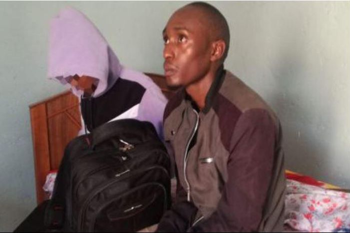 File image of a man who was arrested in a lodging with a form three student A teacher in Narok has been arrested after he was busted with his form three student in a lodging