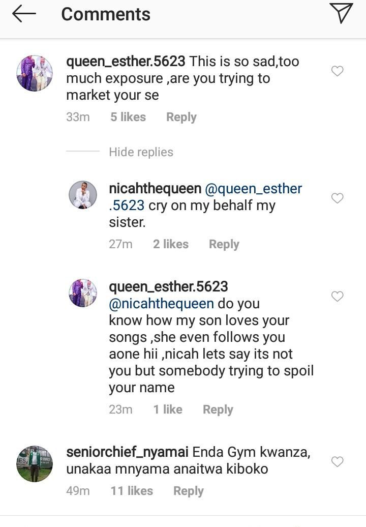 Gospel singer Nicah the Queen forced to pull down Bikini photo after backlash (Photo)