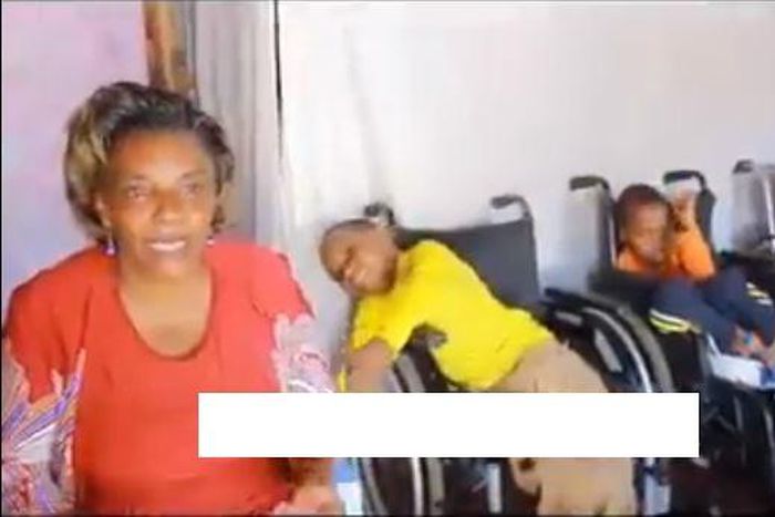 Kezziah Wambui with her Kids