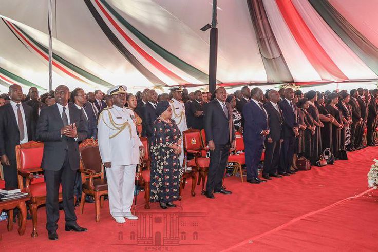Tribute at Mzee Daniel arap Moi's funeral contradicts DP William Ruto on Uhuru concession speech