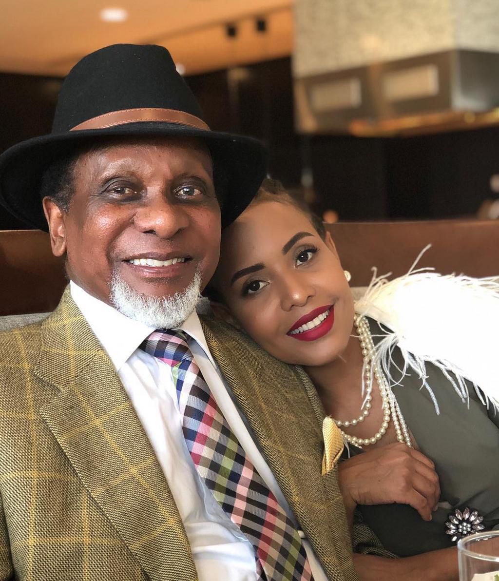 Reginald Mengi with his Wife Jacqueline Mengi
