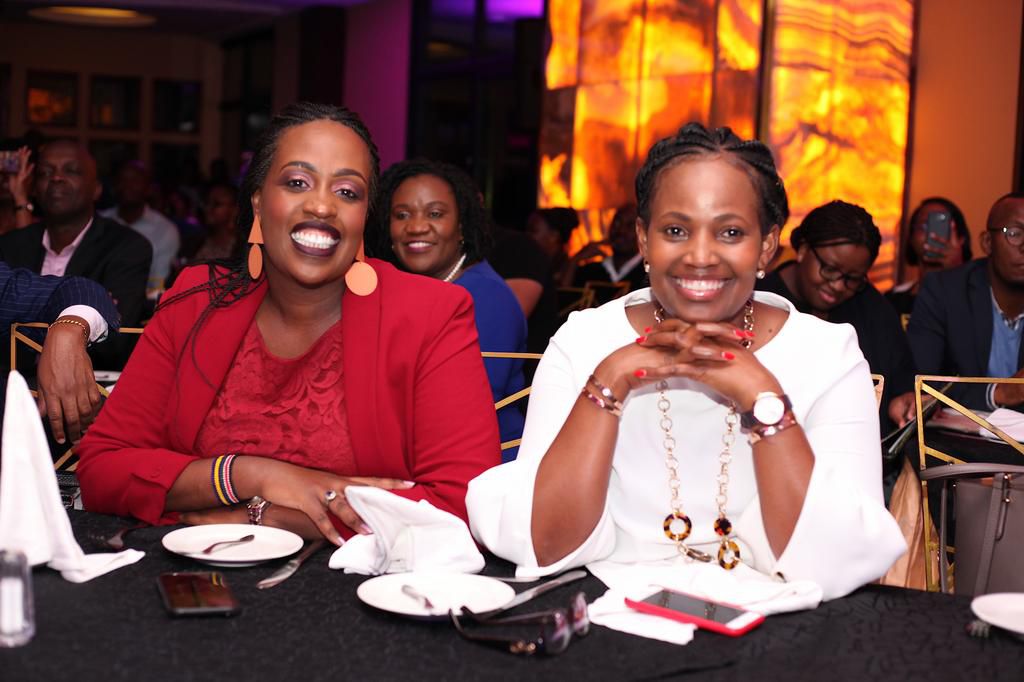 Somoina Kimojino and Connie Macharia enjoy good music