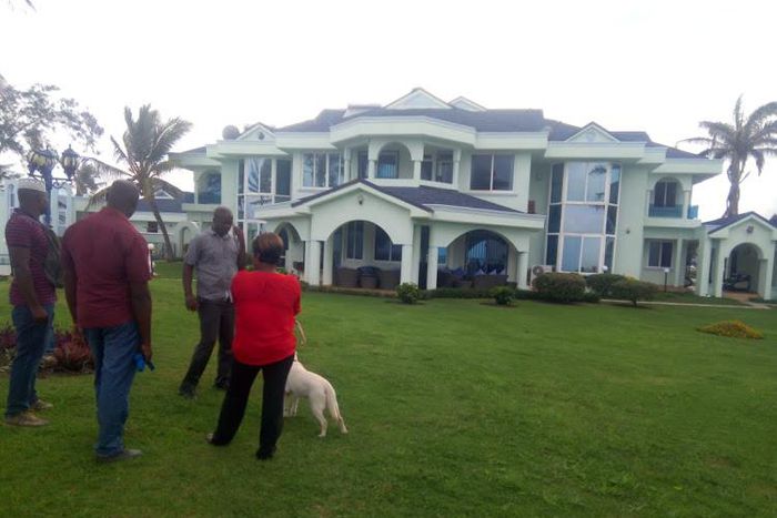 Home of  Ali Punjani which was raided by police on Monday (courtesy)