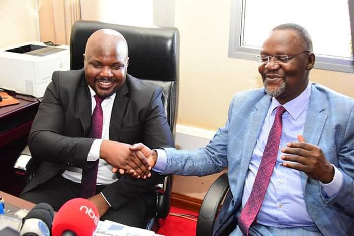 Munyagwa and Katuntu-shake. (Nile Post)